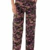 SILHOUETTE PRINT CAMO CARGO PANT