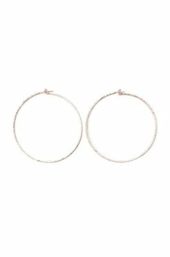 SPARKLE ROSE GOLD 80MM RHINESTONE HOOPS