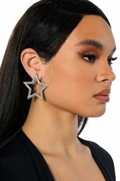 STAR OF THE SHOW EMBELLISHED EARRINGS