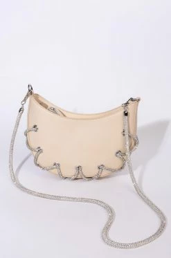 SWEETIE RHINESTONE CORD PURSE