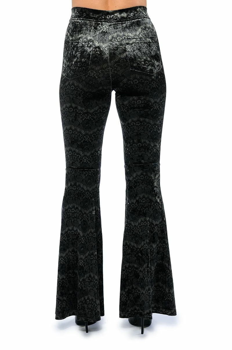 VELVETY SOFT HIGH RISE FLARE PANT - Image 5
