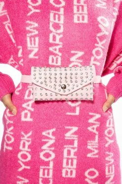 WOKE UP IN VEGAS RHINESTONE BELT BAG