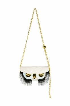 WORD TO THE WISE EMBELLISHED CROSSBODY BAG