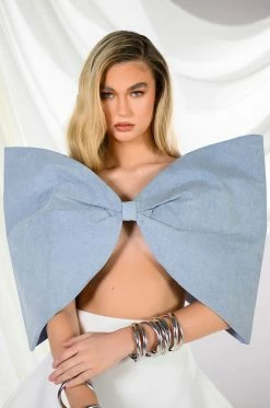 WRAP ME UP OVERSIZED BOW TOP